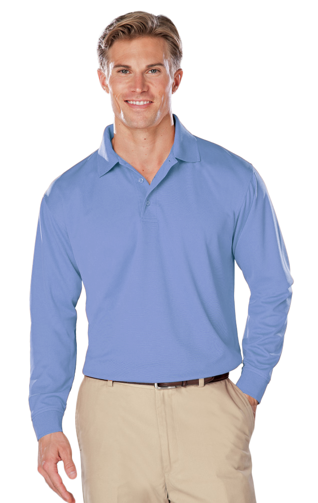 Blue Generation X-Dri Long-sleeve Snag Free Polo